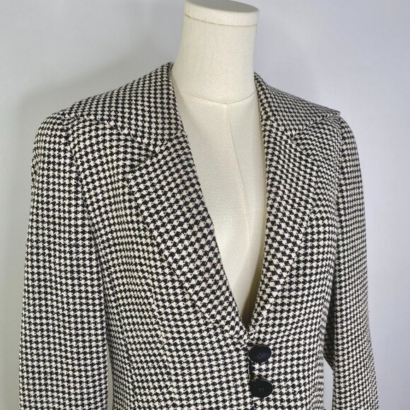 Louis Feraud - Houndstooth Blazer - Picture 2 of 13